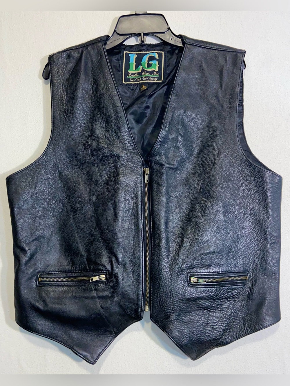 Vintage men’s leather vest